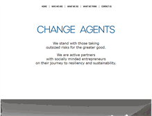 Tablet Screenshot of changeagents.com